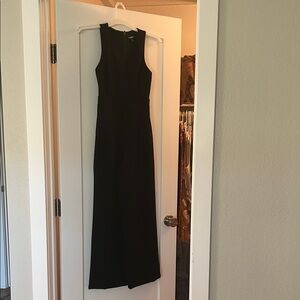 Express Black Sleeveless Jumpsuit